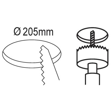 Eglo - Lampada LED da incasso LED/16,5W/230V