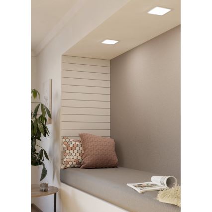 Eglo - Faretto LED da incasso LED/10,5W/230V 16,6x16,6 cm