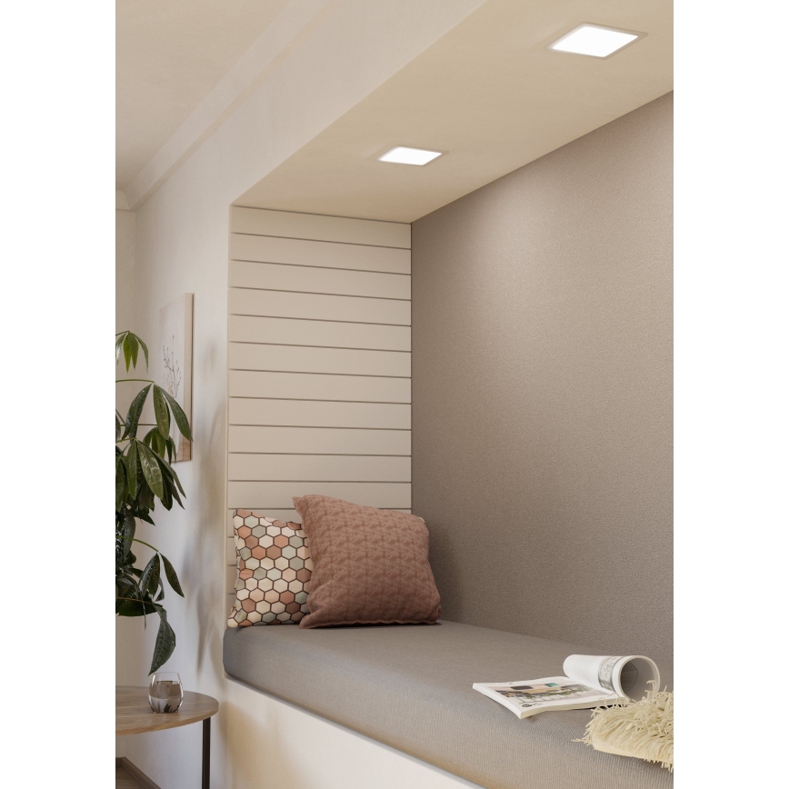 Eglo - Faretto LED da incasso LED/10,5W/230V 16,6x16,6 cm