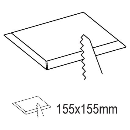 Eglo - Faretto LED da incasso LED/10,5W/230V 16,6x16,6 cm