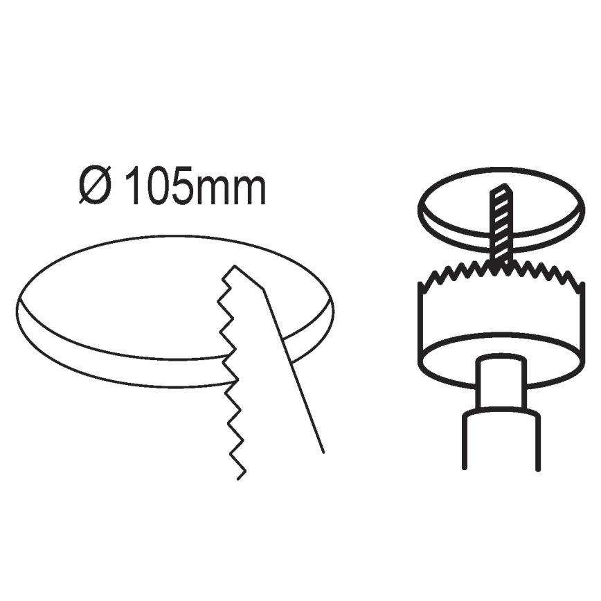Eglo - Lampada da incasso LED dimmerabile/5,5W/230V