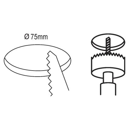 Eglo - Lampada LED da incasso per bagni LED/2,7W/230V IP44