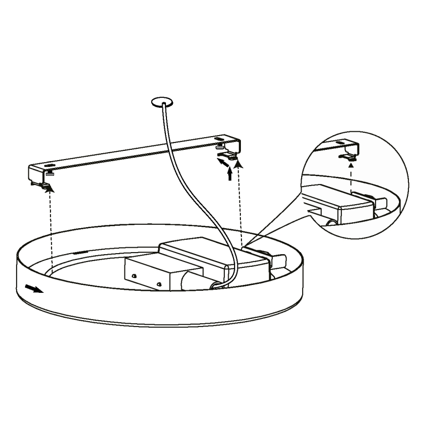 Eglo - Plafoniera LED LED/10,5W/230V