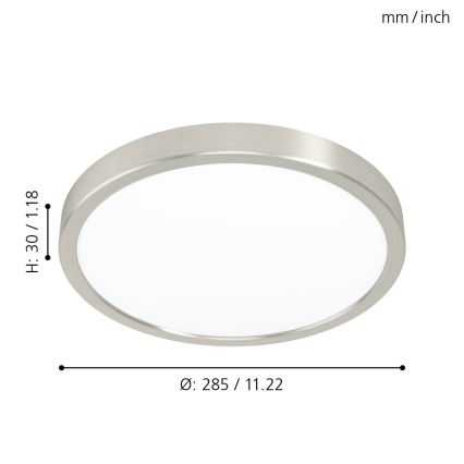 Eglo - Plafoniera LED LED/20W/230V