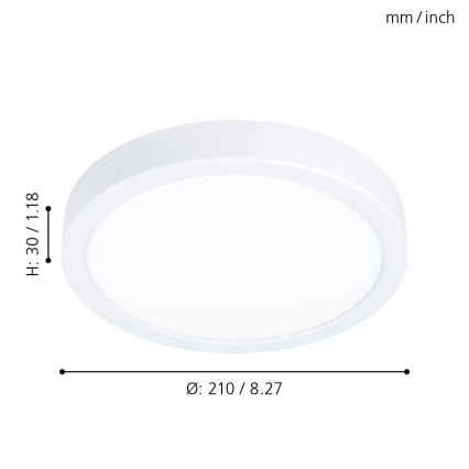 Eglo - Plafoniera LED LED/16,5W/230V