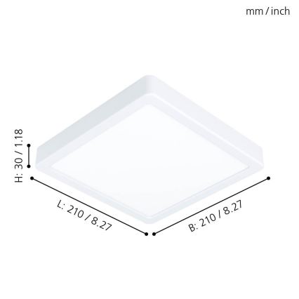 Eglo - Plafoniera LED LED/16,5W/230V