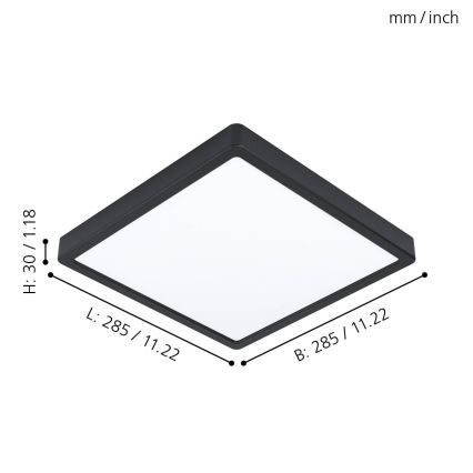 Eglo - Plafoniera LED LED/20W/230V