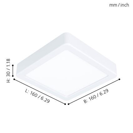 Eglo - Plafoniera LED LED/10,5W/230V