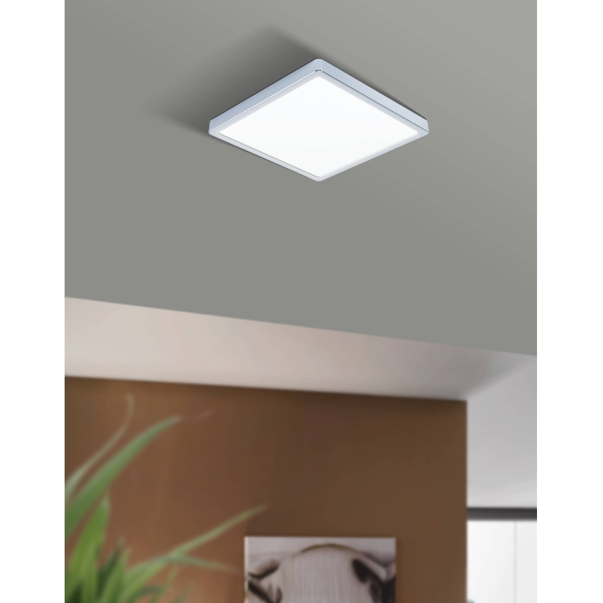Eglo - Plafoniera da soffitto per bagno LED/20W/230V IP44 28,5x28,5 cm