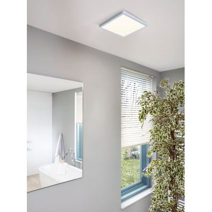Eglo - Plafoniera da soffitto per bagno LED/20W/230V IP44 28,5x28,5 cm