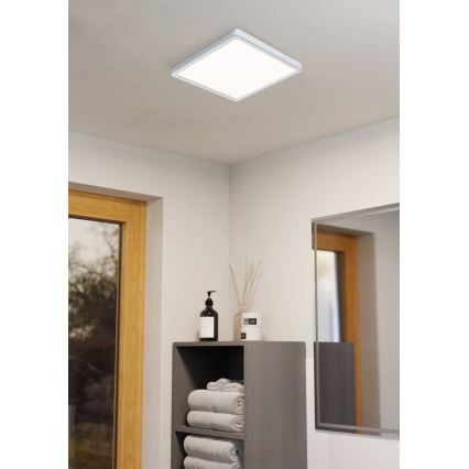 Eglo - Plafoniera da soffitto per bagno LED/20W/230V IP44 28,5x28,5 cm