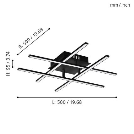 Eglo - Plafoniera LED LED/5,2W/230V