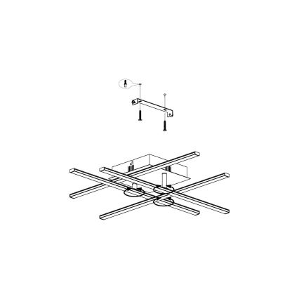 Eglo - Plafoniera LED LED/5,2W/230V