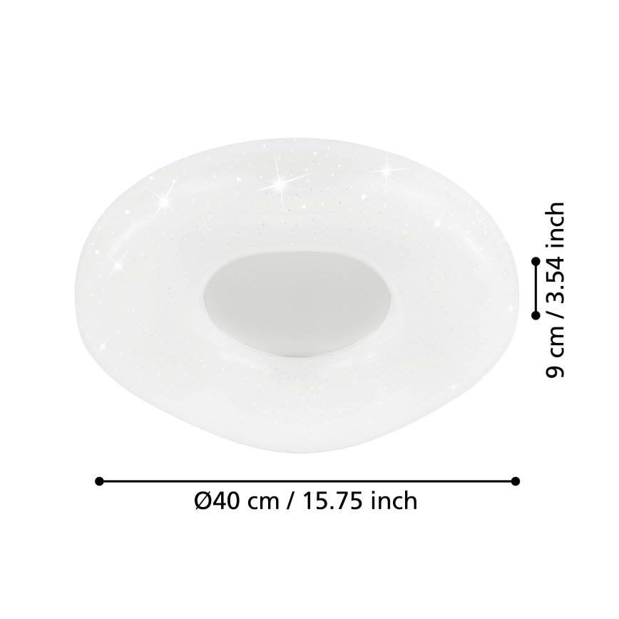 Eglo - Lampada da soffitto dimmerabile LED/18W/230V con telecomando