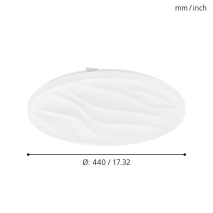 Eglo - Plafoniera LED LED/22W/230V