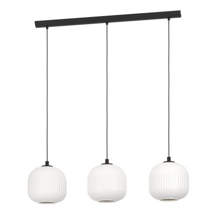 Eglo - Lampadario a sospensione con filo 3xE27/40W/230V