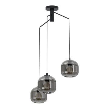 Eglo 99373 - Lampadario sospeso con cavo MANTUNALLE 3xE27/40W/230V
