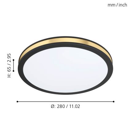 Eglo - Plafoniera LED LED/11W/230V