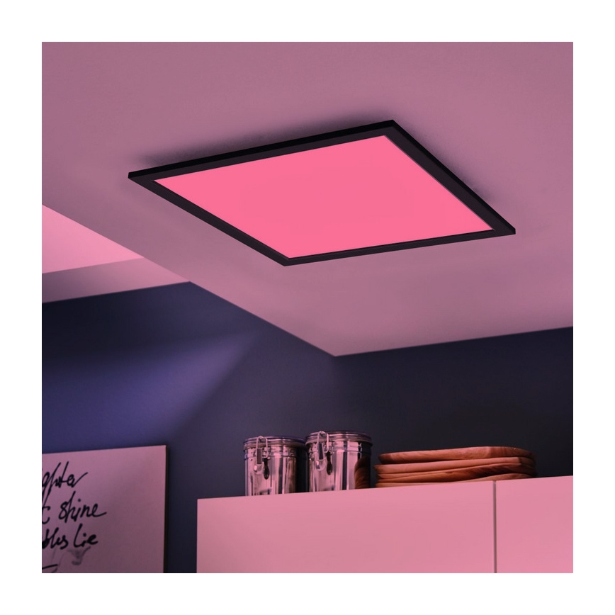 Eglo - Plafoniera LED RGB dimmerabile SALOBRENA-C LED/30,5W/230V + telecomando