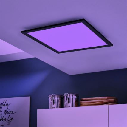Eglo - Plafoniera LED RGB dimmerabile SALOBRENA-C LED/30,5W/230V + telecomando