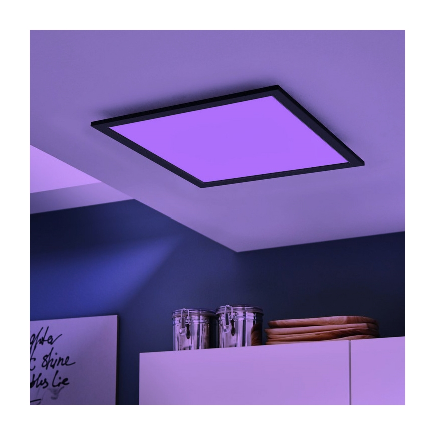 Eglo - Plafoniera LED RGB dimmerabile SALOBRENA-C LED/30,5W/230V + telecomando