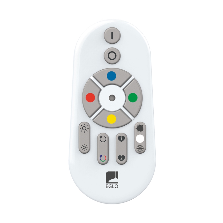 Eglo - Plafoniera LED RGB dimmerabile SALOBRENA-C LED/30,5W/230V + telecomando