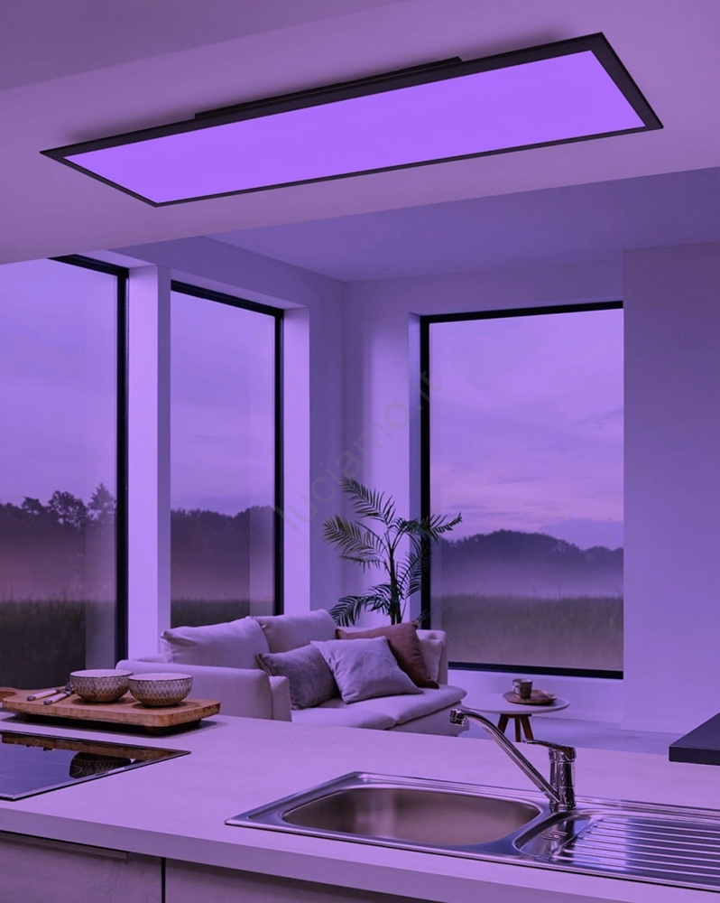 Plafoniera LED SIENTICE, Plafoniera Per Cameretta Dei Bambini, Plafoniera Con Telecomando Dimmerabile (42W52cm, Rosa) | Leroy Merlin - Foto 5