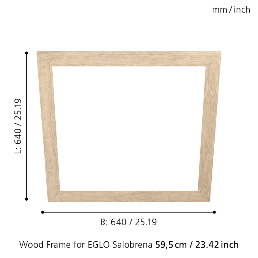 Eglo - Cornice per lampada SALOBRENA 595x595 mm