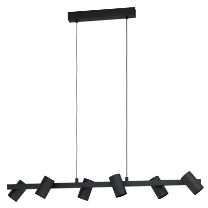 Eglo - Lampadario a sospensione con filo 6xE14/25W/230V