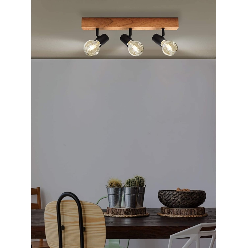 Eglo - Faretto TOWNSHEND 3xE27/60W/230V
