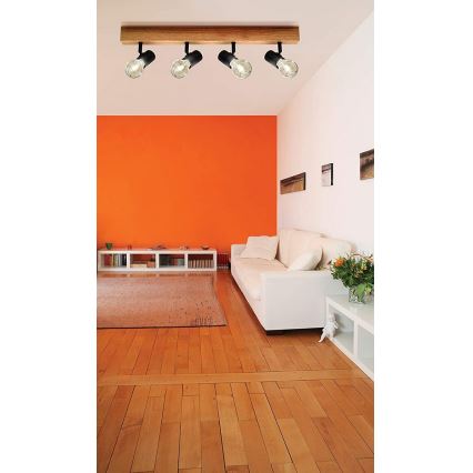 Eglo - Faretto TOWNSHEND 4xE27/10W/230V