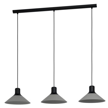 Eglo - Lampadario su corda 3xE27/28W/230V