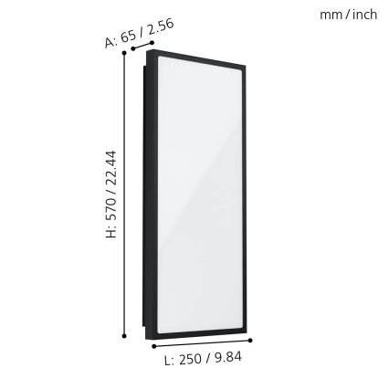 Eglo - Applique LED da esterno LED/18,5W/230V IP44