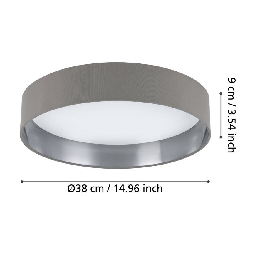 Eglo - Plafoniera LED LED/24W/230V