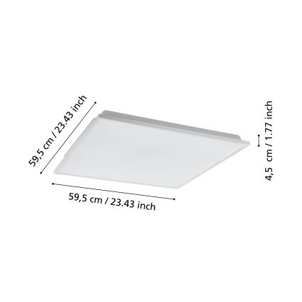 Eglo - Plafoniera LED dimmerabile LED/31,8W/230V 2700-6500K ZigBee