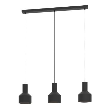 Eglo - Lampadario su corda 3xE27/40W/230V