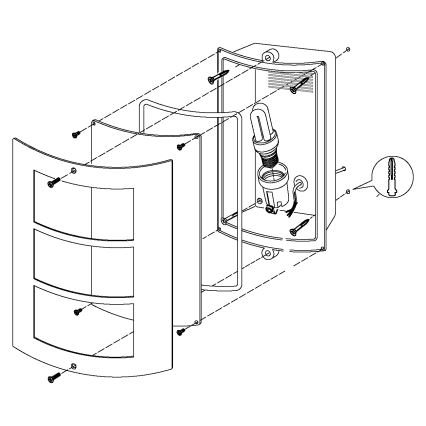 Eglo - Applique da esterno 1xE27/40W/230V IP44