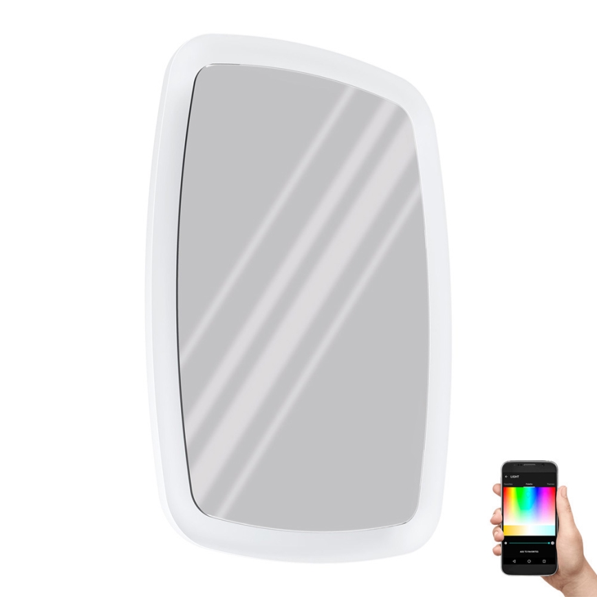 Eglo 99588 - Specchio da bagno LED RGBW dimmerabile con retroilluminazione 20W/230V IP44