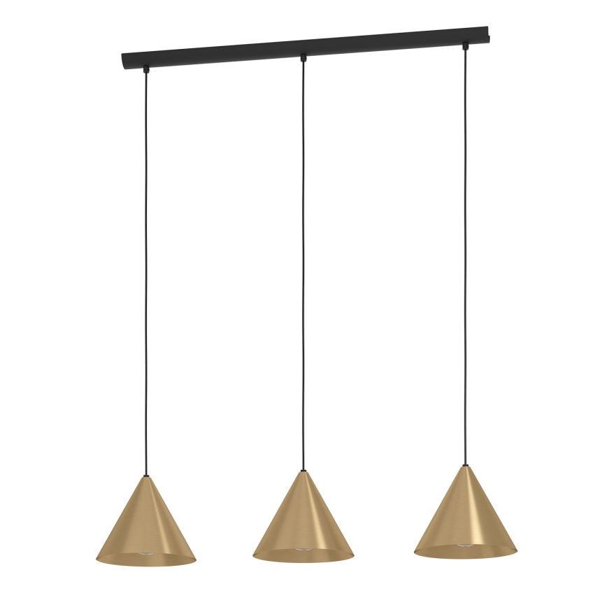 Eglo  - Lampadario su corda 3xE27/40W/230V