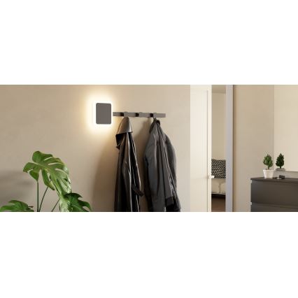 Eglo - LED Appendiabiti a parete con luce LED/7,8W/230V