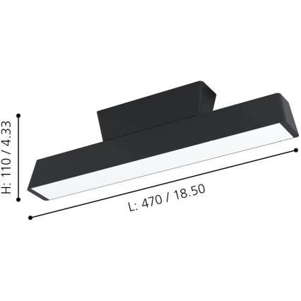 Eglo - Plafoniera LED RGBW dimmerabile LED/16W/230V ZigBee