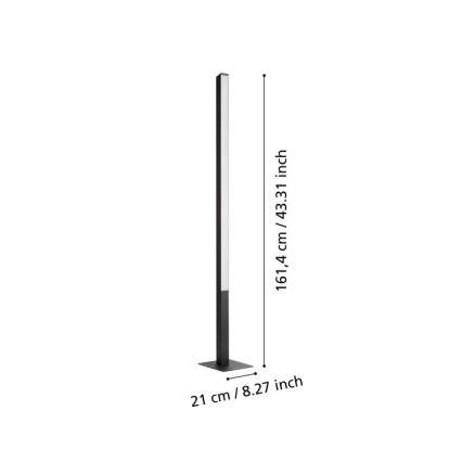 Eglo - Lampada da terra LED RGBW dimmerabile LED/35W/230V 2700-6500K ZigBee