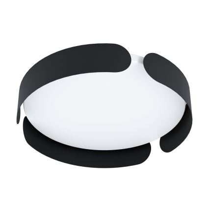 Eglo - Plafoniera LED 20W/230V Ø 37 cm, nera