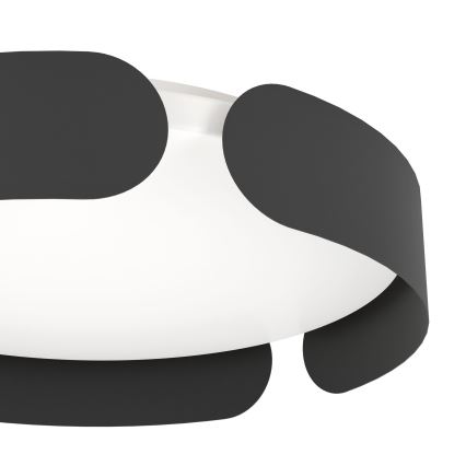 Eglo - Plafoniera LED 20W/230V Ø 37 cm, nera
