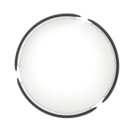Eglo - Plafoniera LED 20W/230V Ø 37 cm, nera