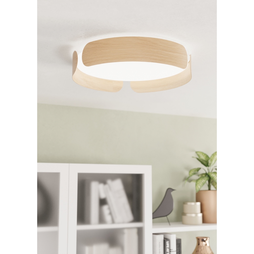 Eglo - Plafoniera LED/20W/230V Ø 37 cm beige