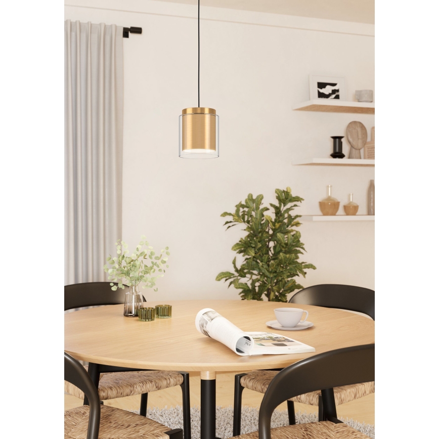 Eglo - Lampadario su corda 1xE27/40W/230V