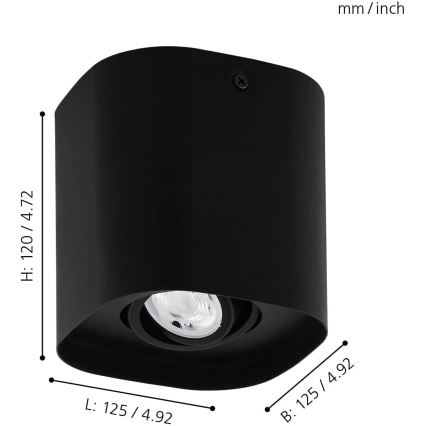 Eglo - Faretto LED RGBW Dimmerabile 1xGU10/5W/230V ZigBee