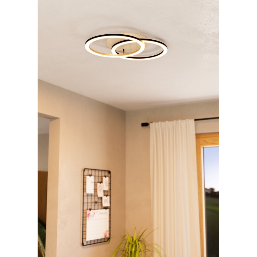 Eglo - Lampadario LED dimmerabile a plafone 2xLED/16W/230V 2700-6500K