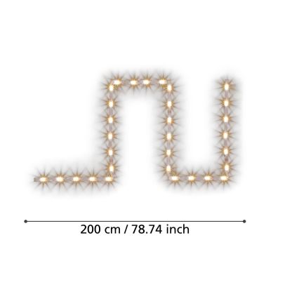 Eglo - Striscia LED Dimmerabile 2m LED/9W/24V 2700-6500K ZigBee